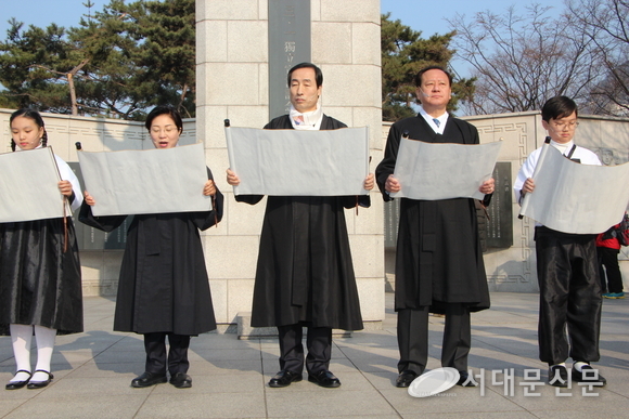 좌로부터 김미경 은평구청장, 문석진 서대문구청장, 유동균 마포구청장)